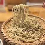 木鶏 - お蕎麦そのものの、繊細な香り、風味がふわり(*´ω｀*)

うっすらとホシの見える繊細な十割蕎麦に… 
思わず惚れ惚れしてしまいます…♡(*´ω｀*)