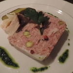 田舎風パテ ピクルス添え