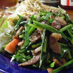 五郎八 - スタミナ定食（牛ニラ）