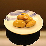 由庵 矢もり - お通し「酢大豆」