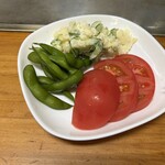 あーちゃんの店 - 日によって変わるあーちゃん特製付きだし