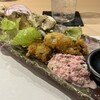 くずし割烹 五代目 井善 - 岩牡蠣フライ〜しば漬けのタルタルソース〜