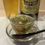 くずし割烹 五代目 井善 - じゅん菜と夏野菜の冷製和え