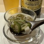くずし割烹 五代目 井善 - じゅん菜と夏野菜の冷製和え