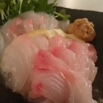 Rokkuweruzu - 真鯛のお刺身！黄金町店といえば魚！！