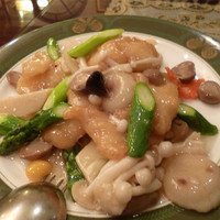 状元樓 横浜中華街本店 - 白身魚彩り野菜炒め
