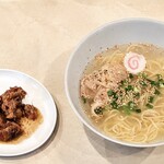 しお中華そば 小田や - しお中華そば、排骨煮