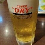チンタンタン - 生ビール(中) 　350円