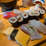 寿司あおい - 鰺がキラキラ