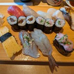 寿司あおい - 神の海老が大きくて存在感あるの