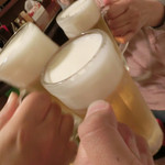 ゆるり 中華食堂 癒食同源 - （再訪 2015.4.) お店のテーブル席キャパいっぱいの８人のオフ会☆