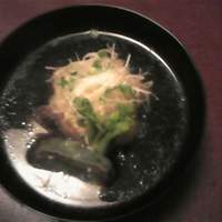 銀座 小十 - 海老しんじょ椀物