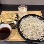 小諸そば - 料理写真:かき揚げせいろ大盛り