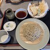 饕餮庵 - セイロとえびの天ぷら1,680円。蕎麦は生粉(きこ)そば(蕎麦粉10割の細切り)。