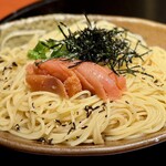 五右衛門 - 料理写真:たらこひとすじバター風味(1,280円)+麺大盛り(150円)