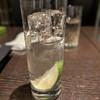bar SolaS - ジンリッキー(少し飲んだ後)