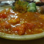ゆるり 中華食堂 癒食同源 - 完熟トマトの海老チリソース