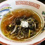 かづ枝食堂 - わかめスープ