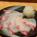 カンパチ　白ポン酢