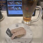 回転寿司みさき - 料理写真:大トロビンチョウマグロ&ウーロンハイ