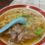 まえだ屋 - 中華そば、チャーシューがグチャグチャ