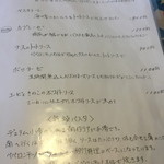 乾燥パスタメニューその２（2015年４月まで）