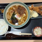 宮きしめん - 料理写真:エビフライ定食