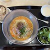 中国料理 翆陽 - 冷やし担々麺、サラダ、焼売、杏仁豆腐