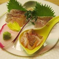 鮨菜旬炉料理 笑和 - 静岡県産　アカムツ（ノドグロ）　２７００円（税込）