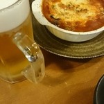 ダイニング　へっついや - 料理写真:茄子とアボカドのミートグラタン