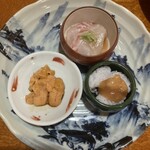 料理ふじ味 - うに、ハモ、真鯛