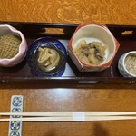 料理ふじ味 - あわび、珍味、ハモ、酒盗　7,000円コース