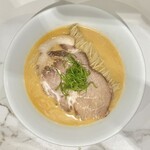 左とう - 【限定】甘海老と黄桃の冷やし蕎麦(1,200円)