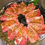 焼肉ホルモン　すご六 - 厚切り上タン塩1290円(税抜き)