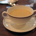 名古屋マリオットアソシアホテル - 地鶏のクリームスープ　タピオカとロワイヤル添え