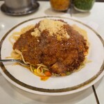 カレーの店 タカサゴ - カツスパゲッティ