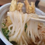 能古うどん - ごぼう天うどん