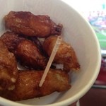 マツダズームズーム スタジアム広島 - 2015.4.17 Ｓｗｅｅｐの「鶏皮餃子」（おつまみ部門人気第２位らしい）