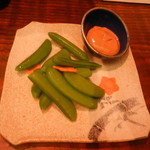 縁の鈴なり - スナップエンドウ