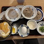 花水木 - 料理写真:皿そば定食B