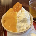 レ・ザンジュ - かき氷 信州あんずと杏仁