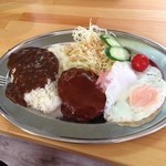 ゴールドカレー - ロコモコカレー