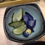 海鮮アトム - 寿司そばランチのお漬物