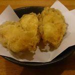 熟成うどん なかや - 安納芋の天ぷら＠熟成うどんなかや（2015年3月21日）