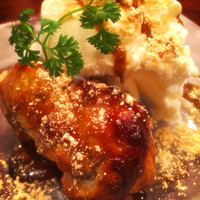 八お野 - 紅芋パイ包みアイス添え♪
                これは食べなきゃ損！
