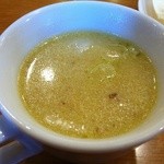 サンデスカフェレストラン - モモセット\1580　スープ