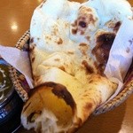 サンデスカフェレストラン - モモセット\1580　ナン　おかわり自由