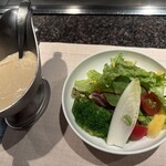 鉄板焼･焼肉 なにわ (リーガロイヤルホテル大阪) - サラダ
