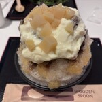 茶寮 伊藤園 横浜 - 料理写真:白桃ほうじ茶ヨーグルト氷