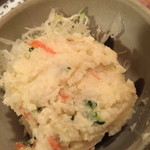 秀 - ポテトサラダ、自家製できっちり作られており美味しいです。